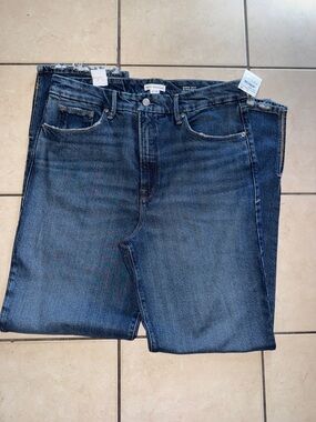 Good American woman Dark Blue Straight Jeans